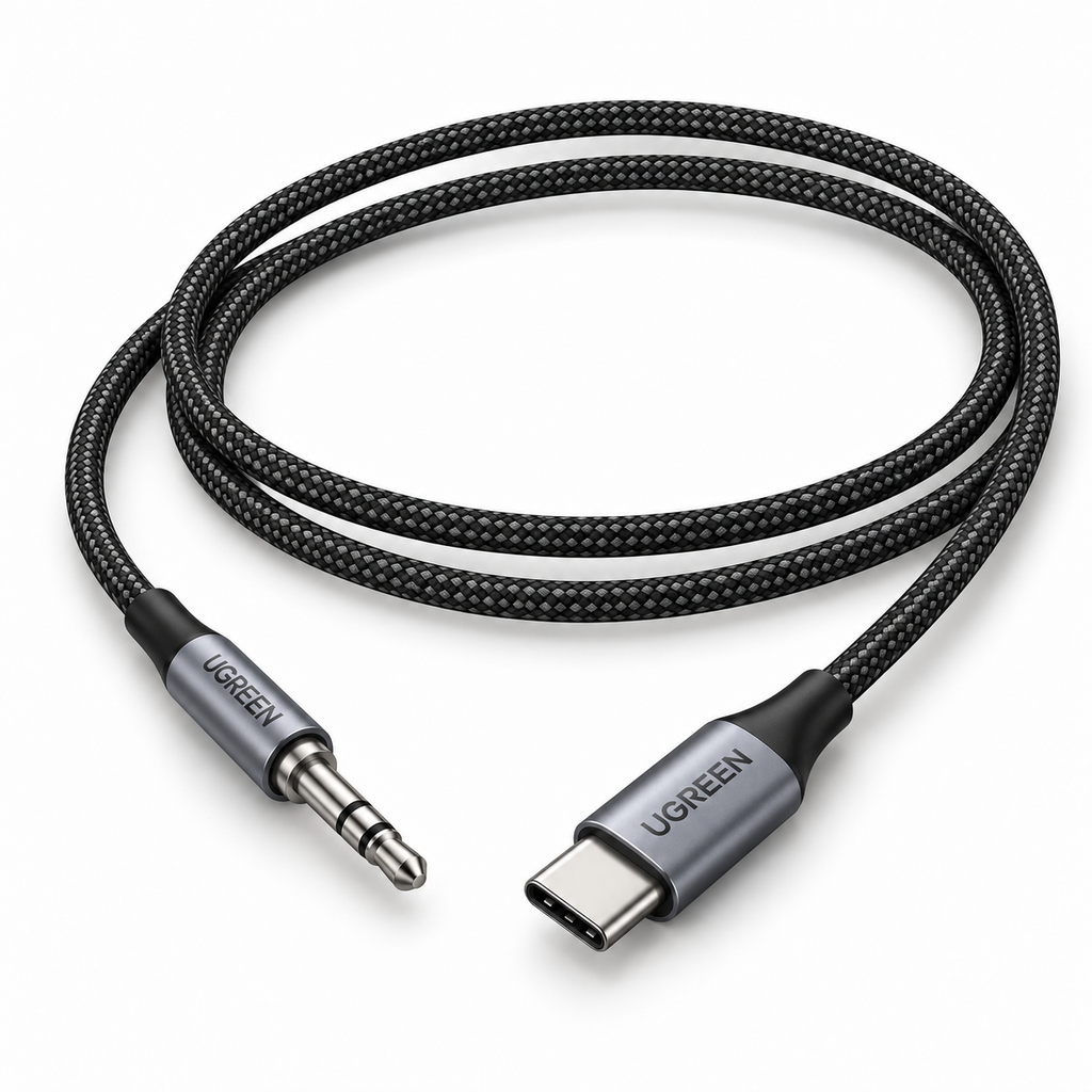 UGREEN USB-C-M to 3.5mm M Hi-Fi Audio AUX Cable