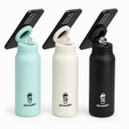 SHARP Matte Drinking Bottle With magnetic Phone Holder