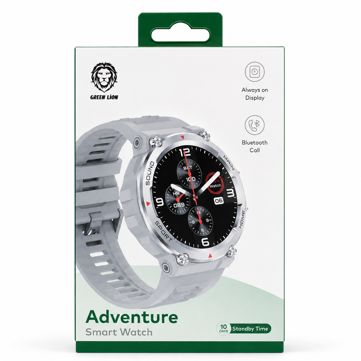 Green Lion Adventure Smart Watch - Gray الصورة الرئيسية