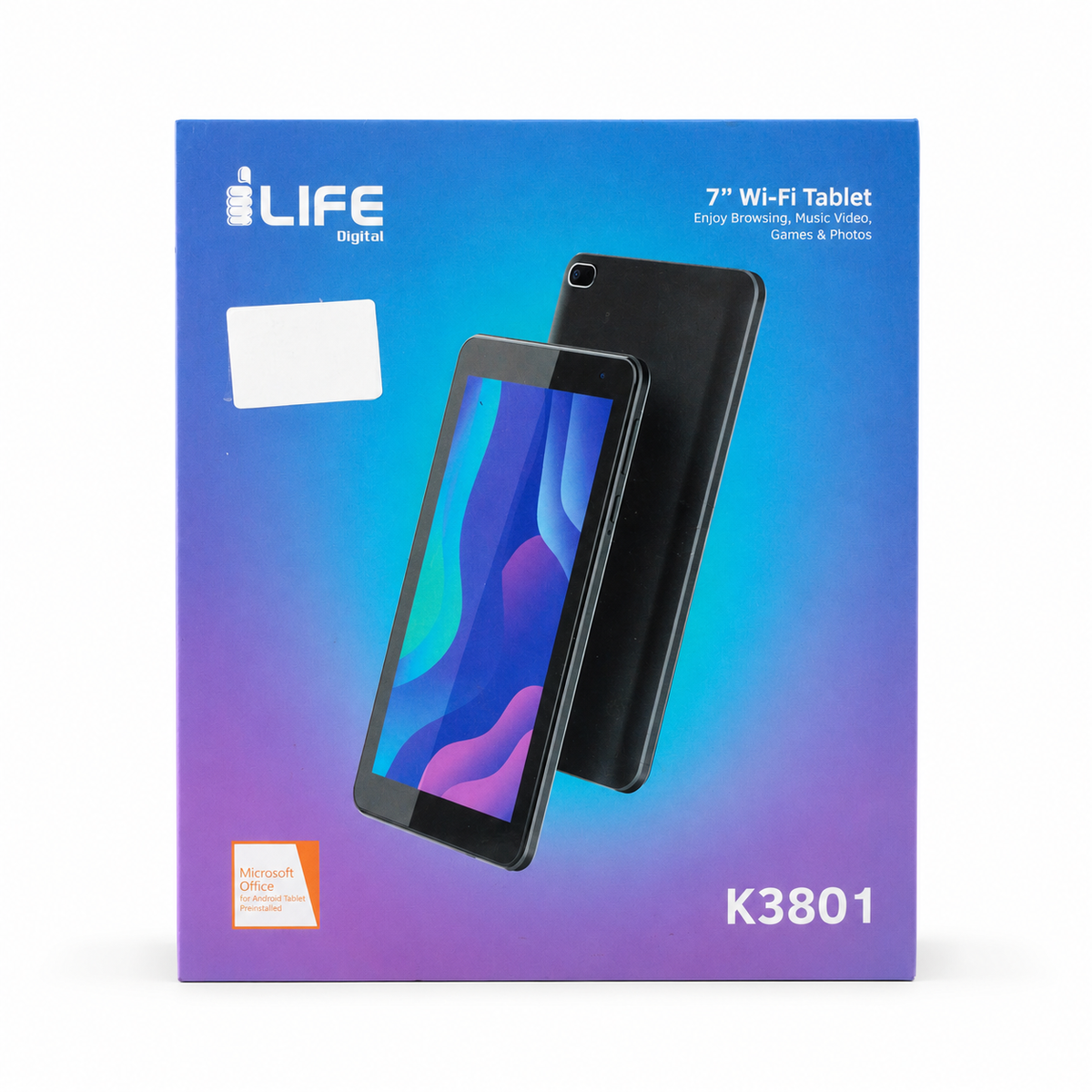 i-Life K3801 7-inch Wi-Fi Tablet 1GB/16GB - Black