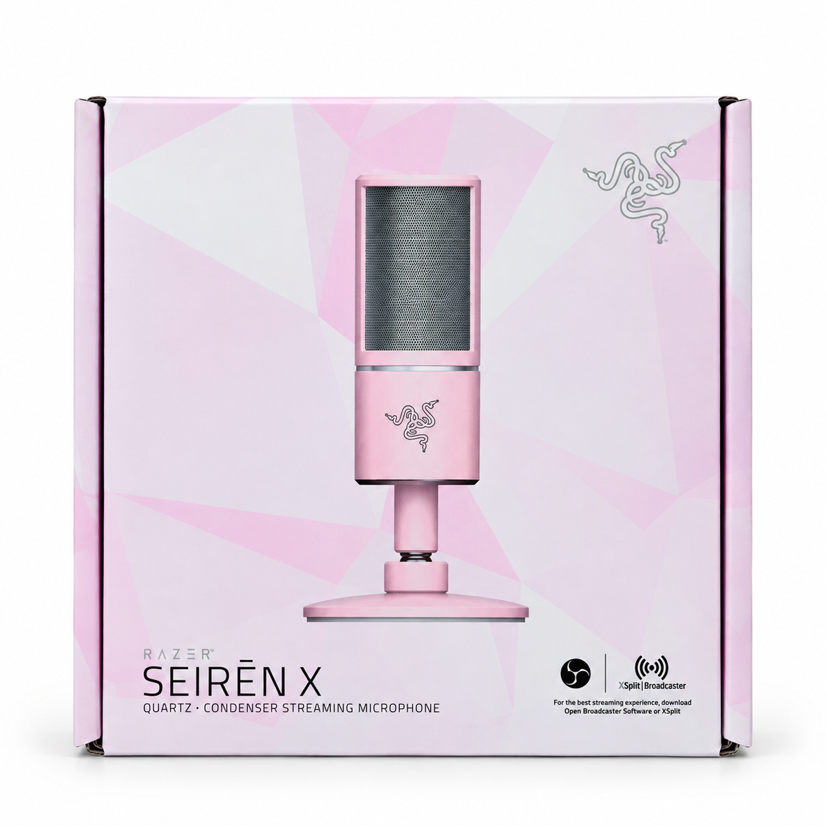 Razer Seiren X Quartz USB Condenser Microphone - Pink