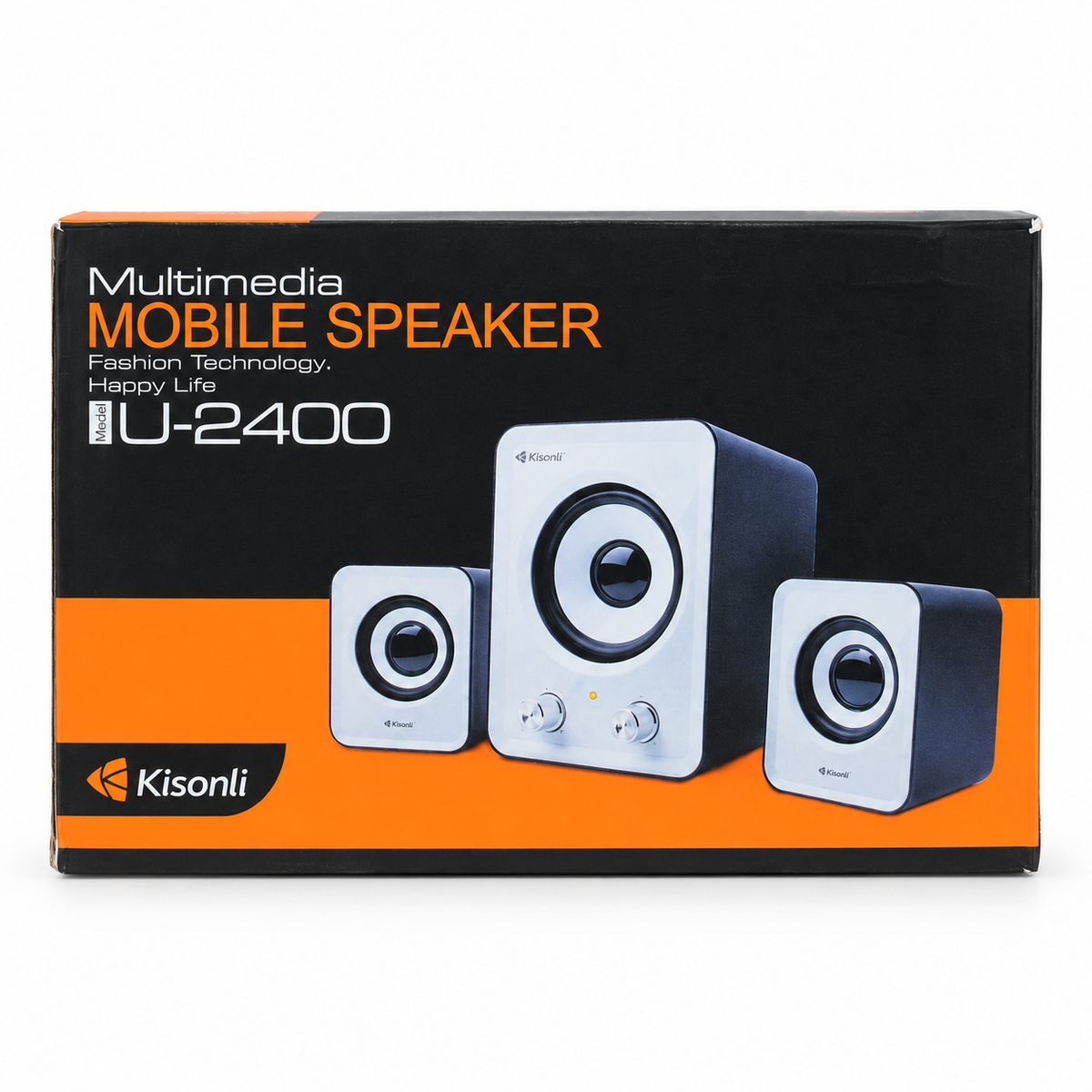 Kisonli U-2400 2.1 Multimedia Speaker System - White
