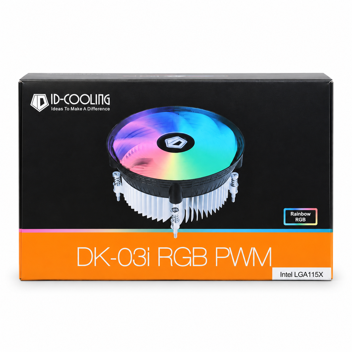 ID-COOLING DK-03i Rainbow RGB PWM Intel CPU Cooler Main image