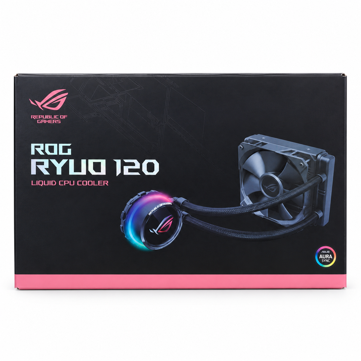 ASUS ROG RYUO 120 All-in-One Liquid CPU Cooler with LiveDash OLED