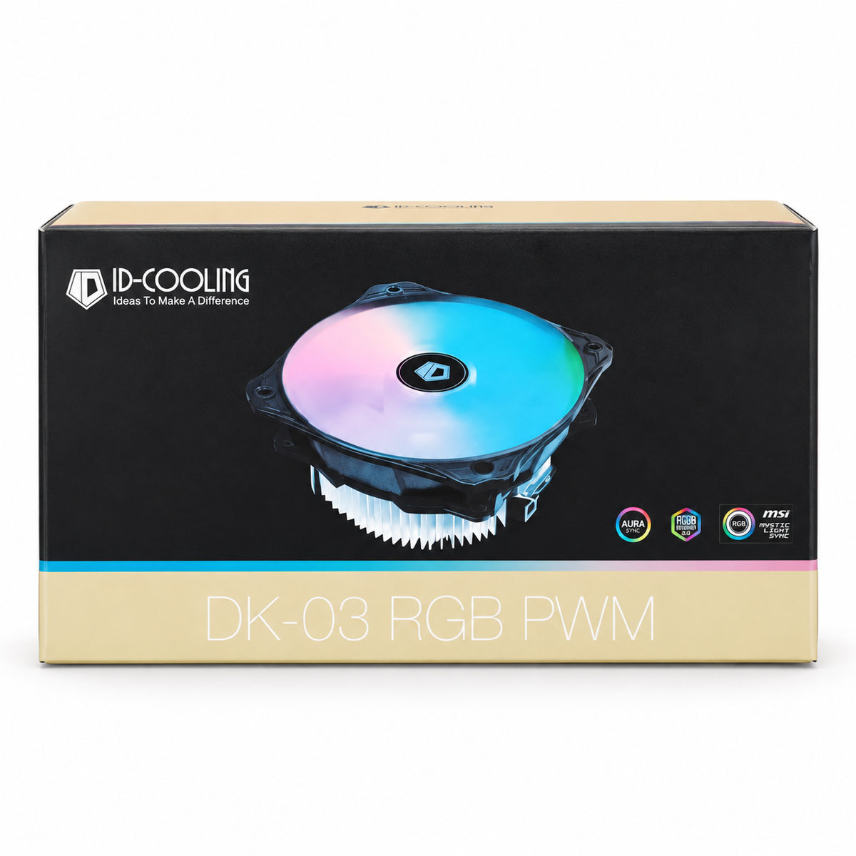 ID-COOLING DK-03 RGB Circular Top-Flow CPU Cooler Main image