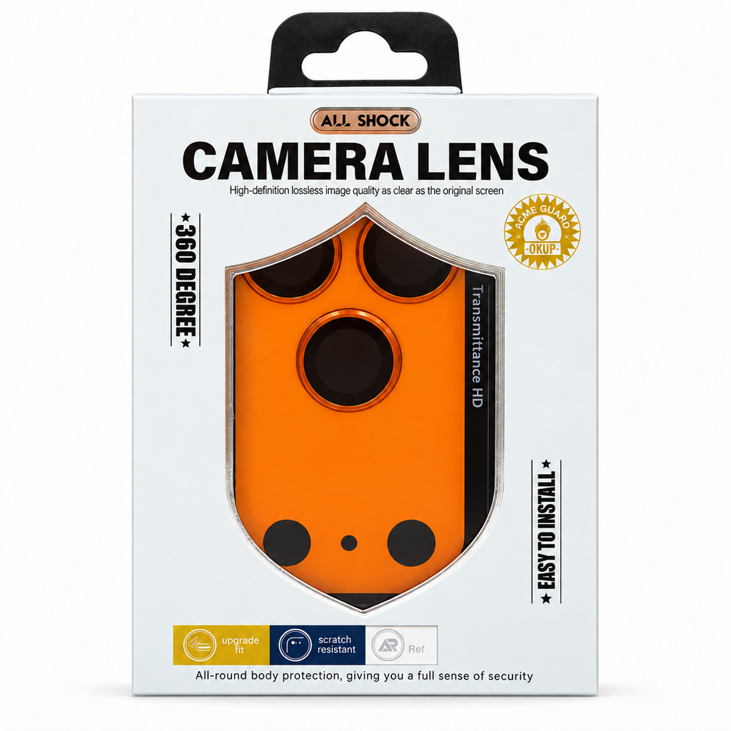 Full Cover Metallic Camera Protector - 17 Pro Max