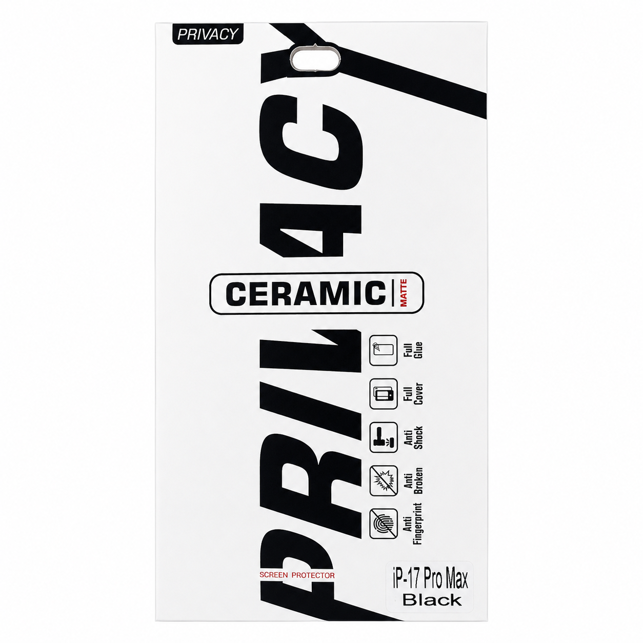 IP 15/16 SCREEN PROTECTOR - PRIVACY صورة ثانوية