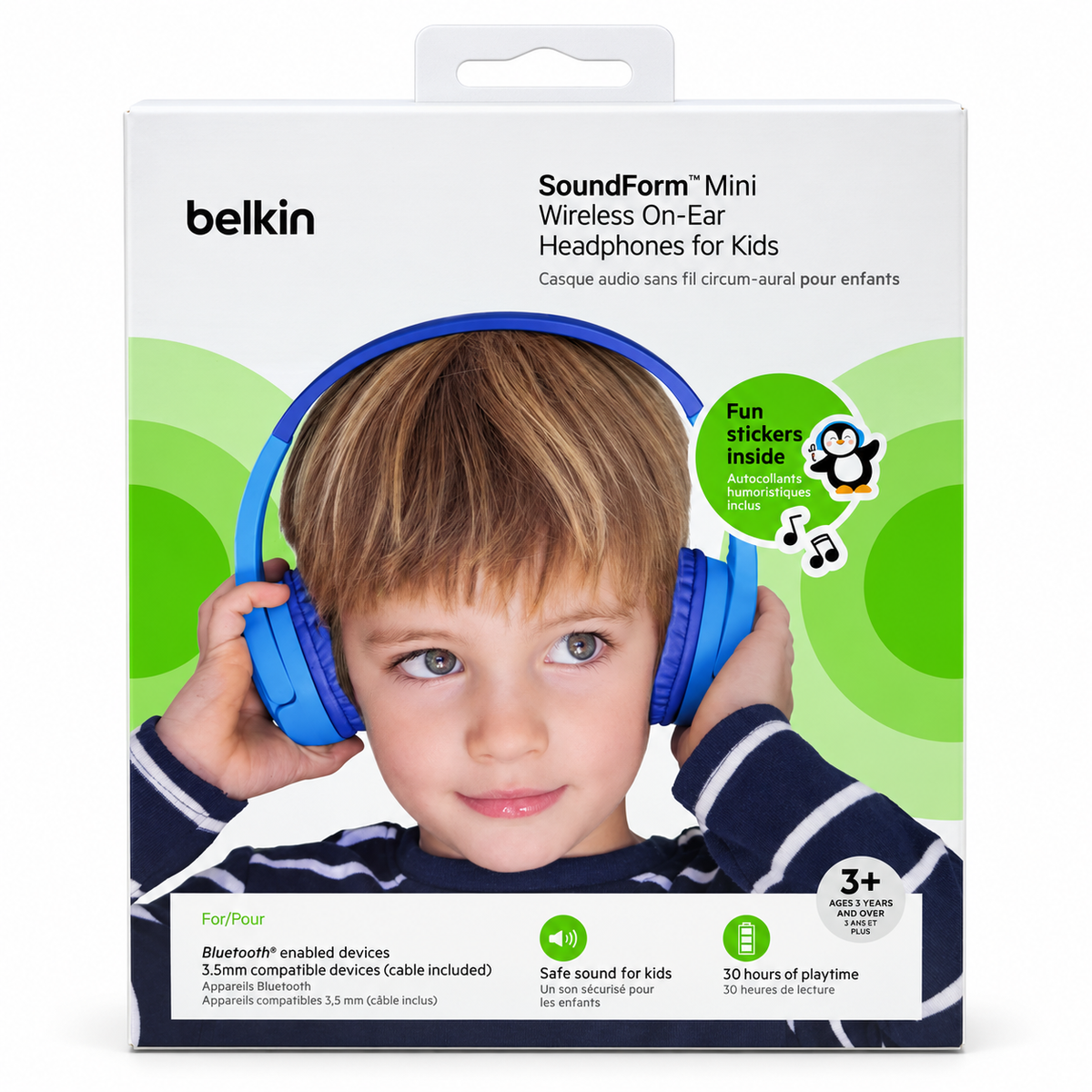 BELKIN Kids (Wairless+3.5MM) Headsets - AUD002 الصورة الرئيسية