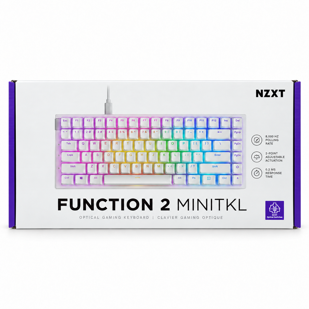 NZXT Function 2 MiniTKL Optical Gaming Keyboard