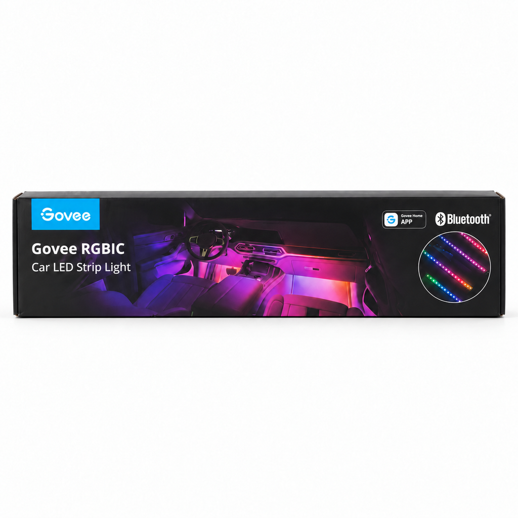 Govee RGBIC Interior Car LED Strip Lights with Bluetooth App Control