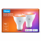 Govee RGBWW GU10 Smart LED Light Bulb (Pack of 2) - 400 Lumens