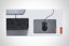 A collage of multiple computer peripheral product photos and their retail packaging, including a mouse pad, mouse, keyboard, headset, and other gaming accessories, shown on a plain white background.