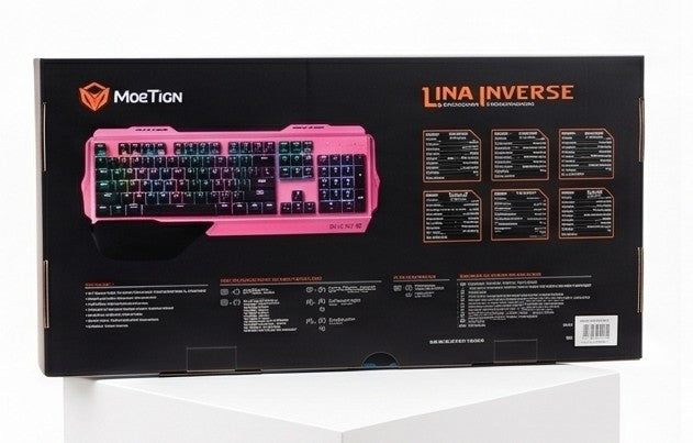 Meetion Lina Inverse RGB Backlit Mechanical Gaming Keyboard صورة ثانوية