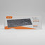 Meetion WK841 2.4GHz Wireless Chocolate Keyboard