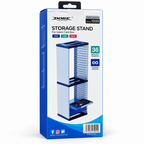 DOBE 36-Slot Game Disc & Media Storage Tower Stand (PS5 / PS4 / Switch / Xbox)
