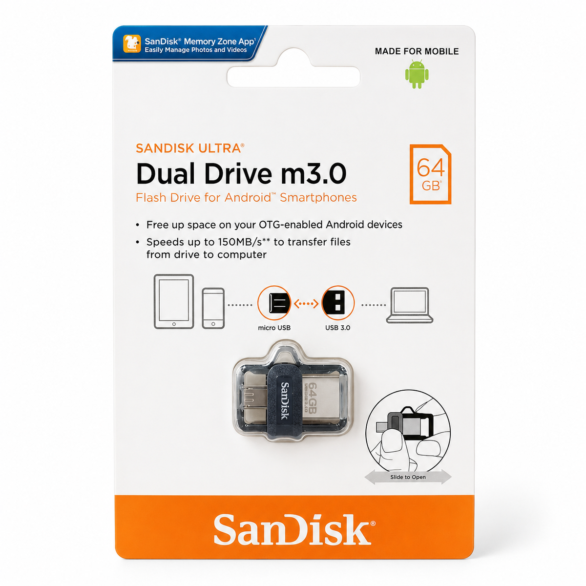 SanDisk Ultra Dual Drive m3.0 الصورة الرئيسية