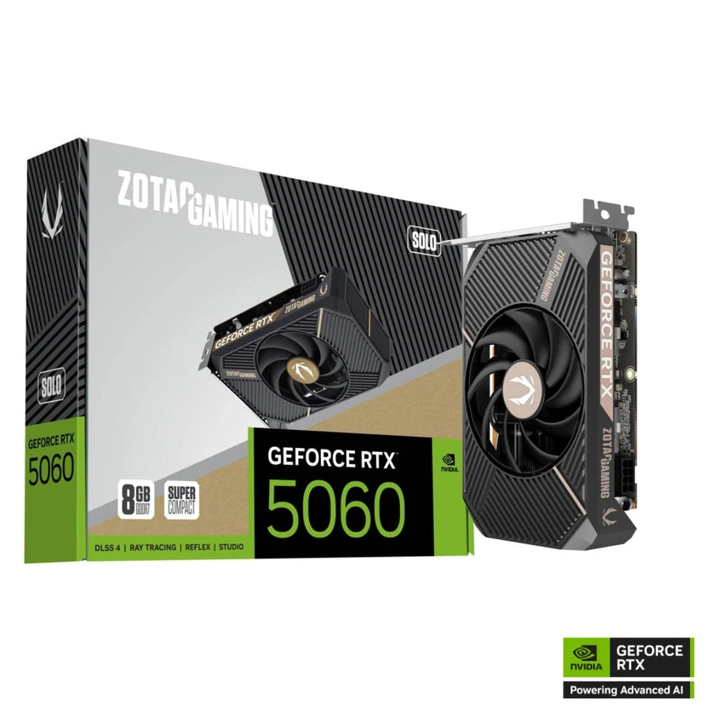 ZOTAC GAMING GeForce RTX 5060 SOLO 8GB Graphics Card