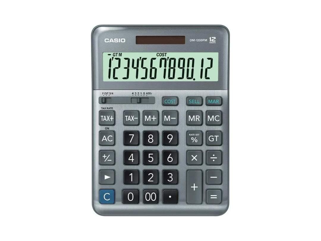 CASIO CALCULATOR DM-1200FM-W-DP