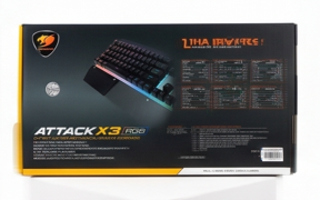 Cougar Attack X3 RGB Cherry MX Mechanical Gaming Keyboard