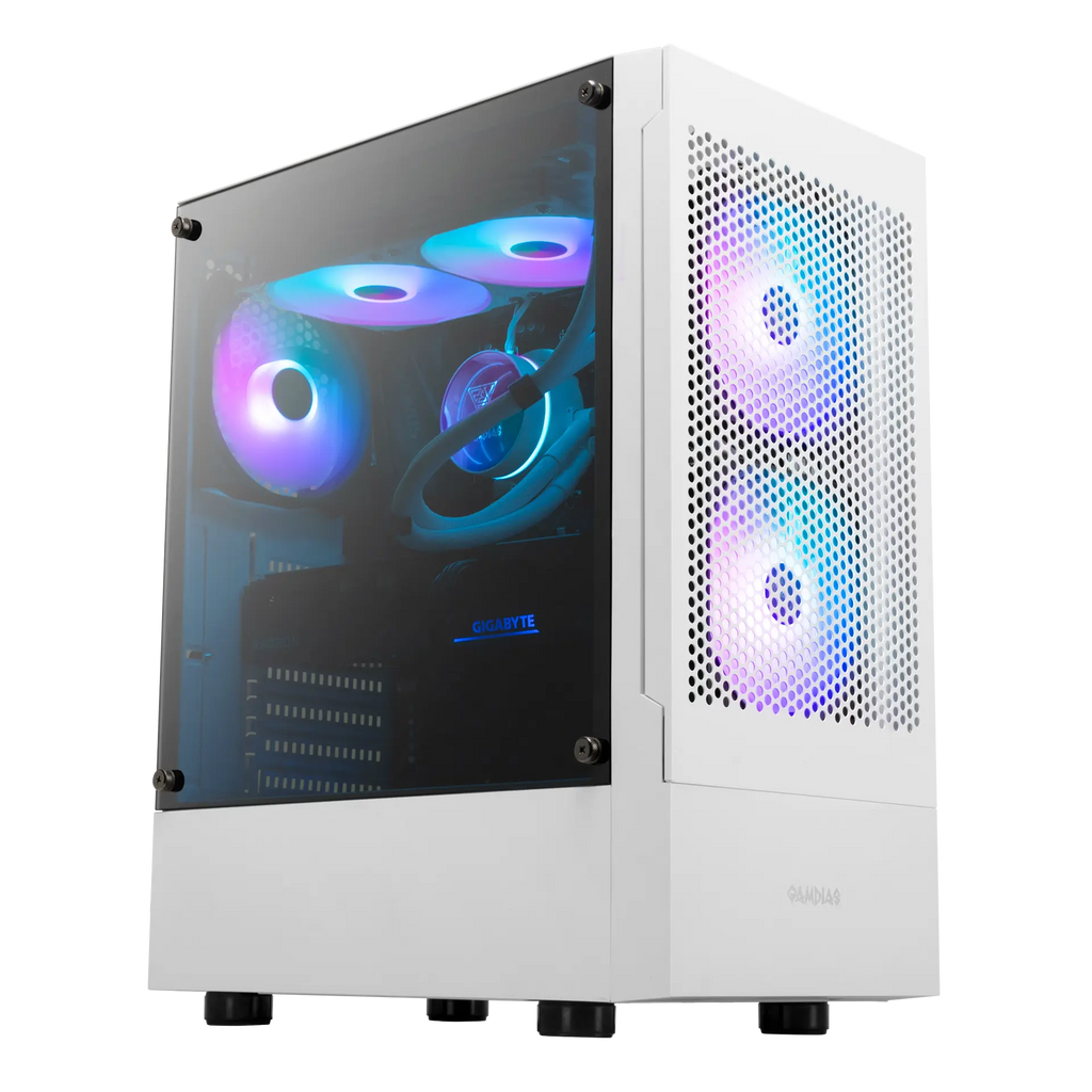 GAMDIAS TALOS E3 WH Compact Mid-Tower PC Case - White