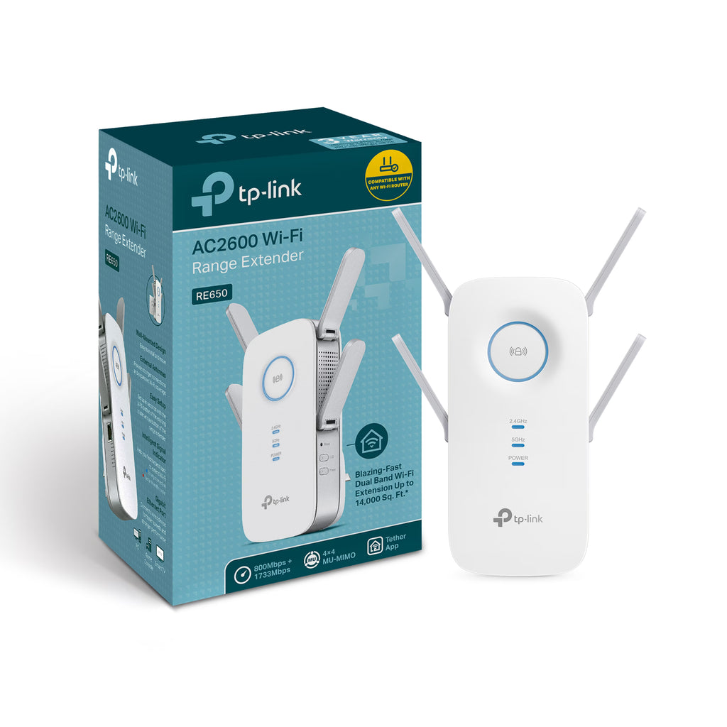 TP-LINK RE-650 WIFI RANGE EXTENDER AC2600