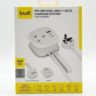 BUDI Charging Station 33PPS -1.5M Lenth QC-3.0 - AC307UW Main image