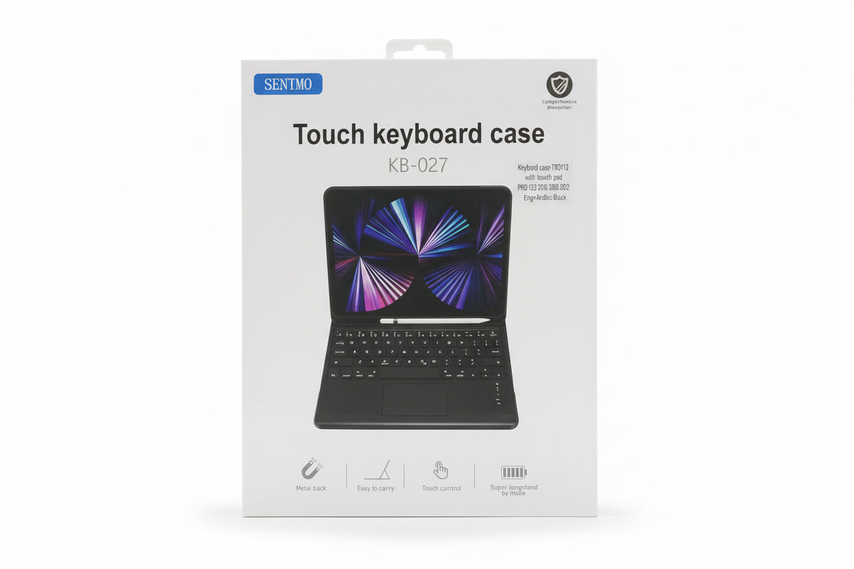 Touch keyboard case
