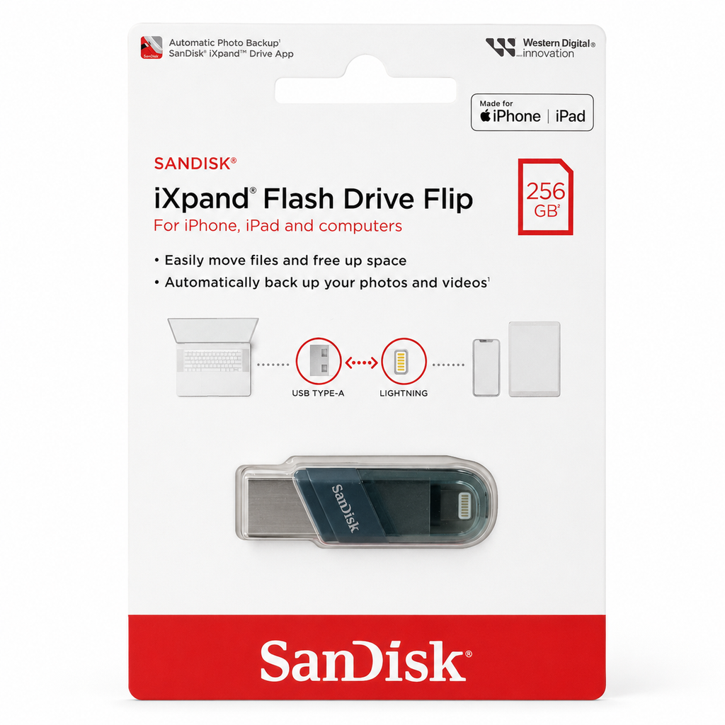 SanDisk iXpand Flash Drive Flip for iPhone & iPad