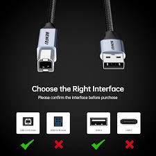 BENFEI USB-A TO USB-B PRINTER CABLE صورة ثانوية