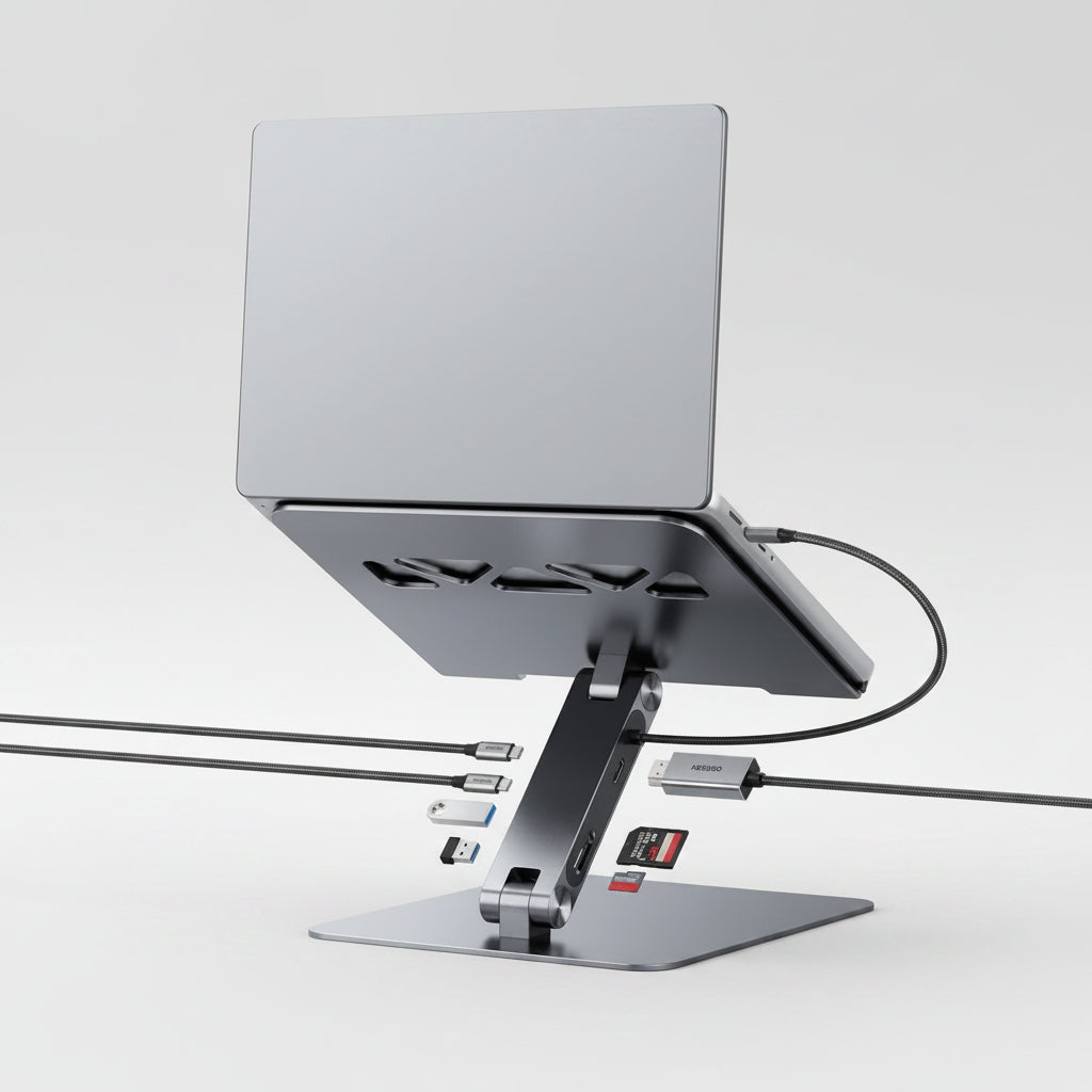 BENFEI LAPTOP+DOCKING STAND - USB+HDMI+SD/TF READER صورة ثانوية