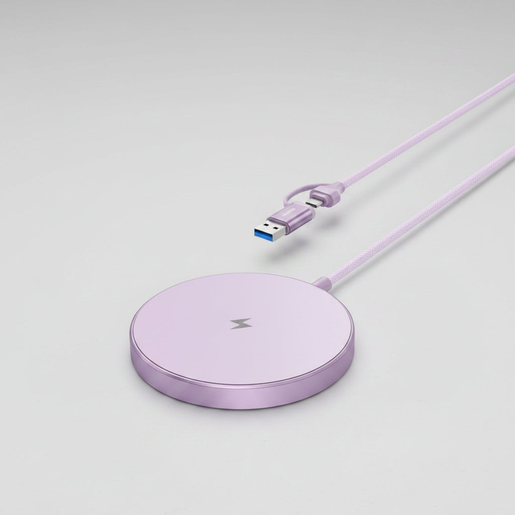 BENFEI 2 IN 1 MAGNETIC WIRELESS CHARGER - 15W صورة ثانوية