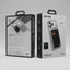 Front and back views of the Green Lion G-MAG 3 IN 1 Smart Charger power bank packaging box, showing product features and specifications on a white background.