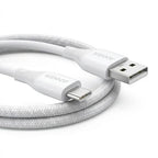 ANKER USB-A TO C BRAIDED CABLE ~ 6FT-WHITE