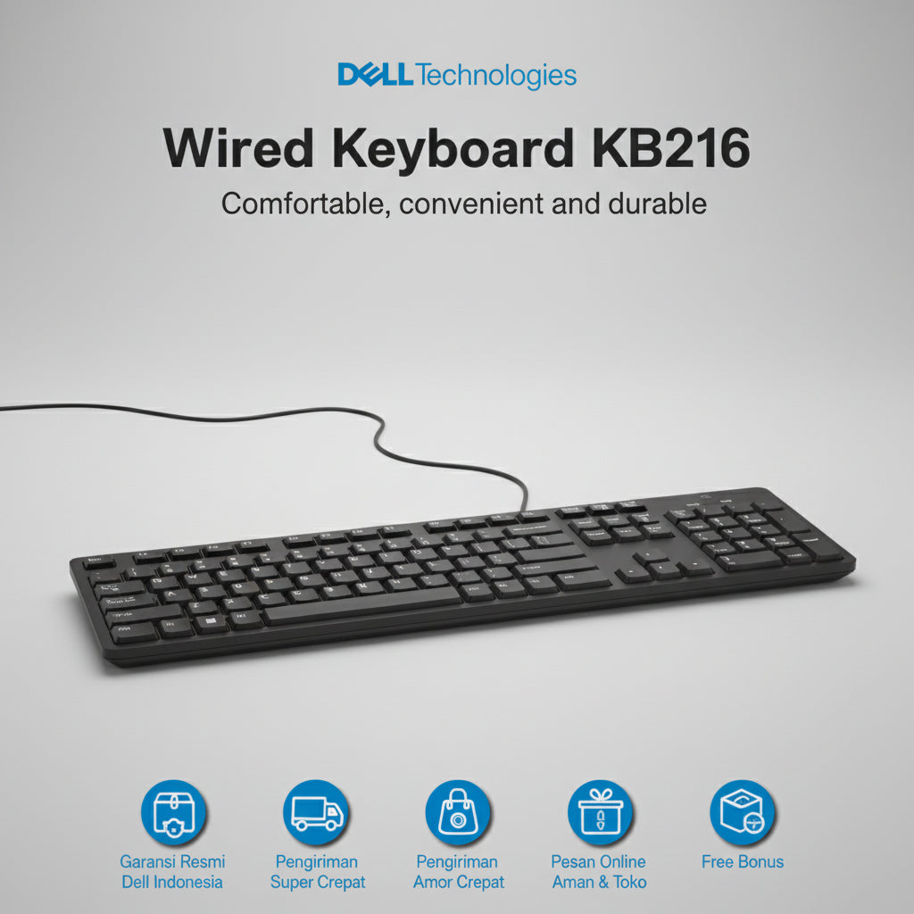Dell KB216 Wired Multimedia Keyboard الصورة الرئيسية