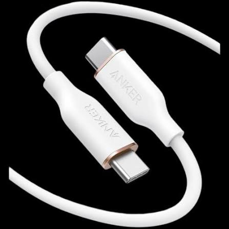 ANKER TYPE C TO C CABLE ~ (100W-3FT-WHITE) صورة ثانوية