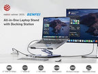 BENFEI LAPTOP DOCKING STAND+USB C 6 IN 1+15W WIRLESS+3.0KVM