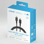Anker USB-C to USB-C cable packaging on a white background