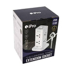 iPro GaN 30W Wire Extension ~ (2M~2TYPC~2USB~4AC) - iP244