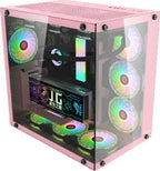WJ Coolman Robin III Pink PC Case