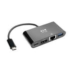 Tripp Lite U444-T6N-VUBC USB-C to VGA Adapter with USB Hub and 100W PD