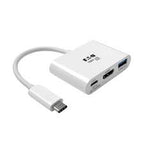 Tripp Lite U444-T6N-VUBC USB-C to VGA Adapter with USB Hub and 100W PD