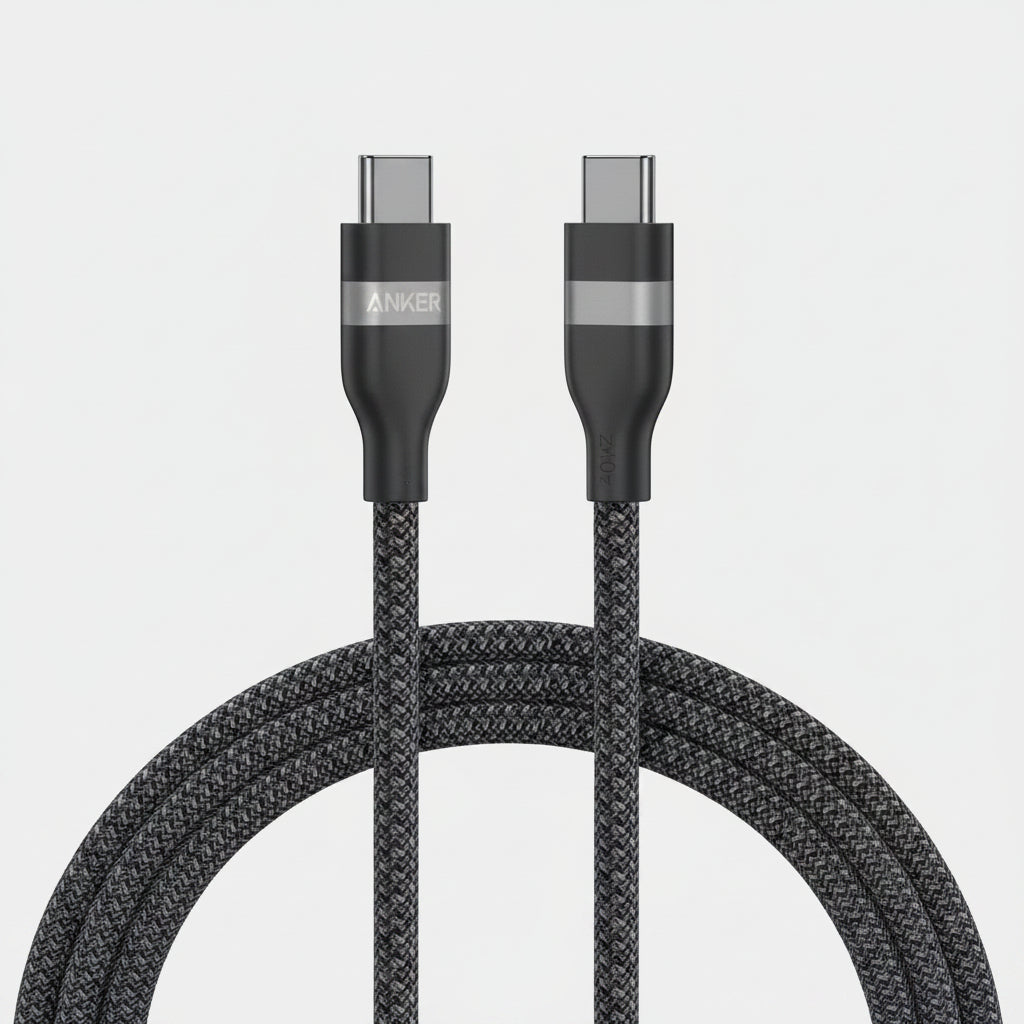 Anker USB-C cable on a white background