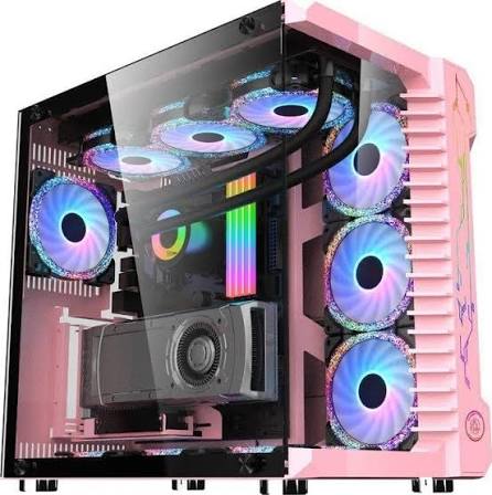 WJ Coolman Robin III Pink PC Case
