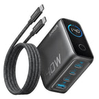 ANKER - 140W - 4PORT-3C1A/GAN CHARGER - DARK GRAY